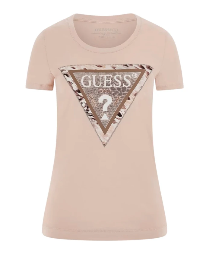 Современная светло-розовая футболка с короткими рукавами. Guess, розовый
Современная светло-розовая футболка с короткими рукавами. Guess, розовый