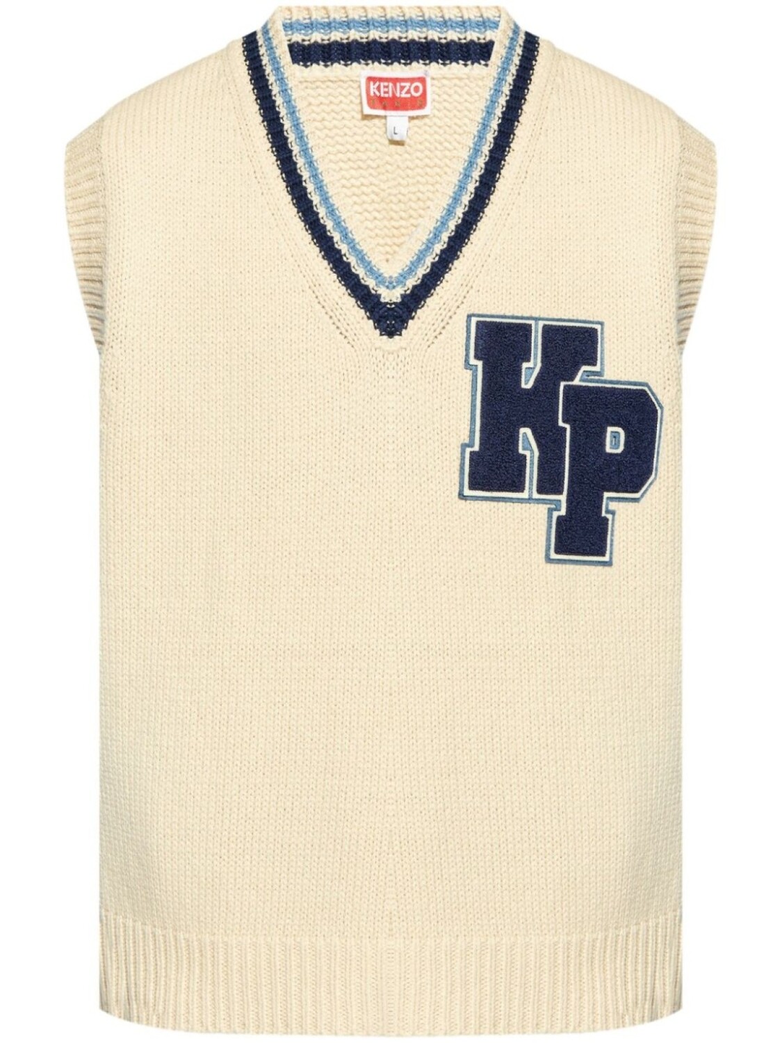 Kenzo шерстяной жилет с аппликацией логотипа, нейтральный цвет
Kenzo шерстяной жилет с аппликацией логотипа, нейтральный цвет