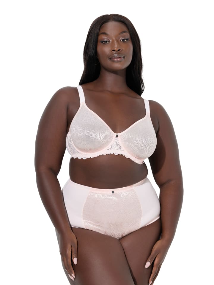 Ulla Popken Бюстгальтер на косточках, розовый
Ulla Popken Бюстгальтер на косточках, розовый