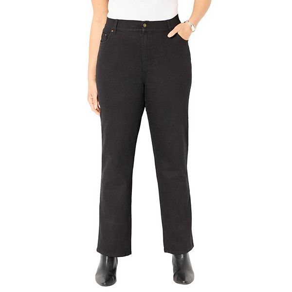 Женские джинсы plus size Right Fit Curvy с широкими штанинами Catherines, Black
Женские джинсы plus size Right Fit Curvy с широкими штанинами Catherines, Black