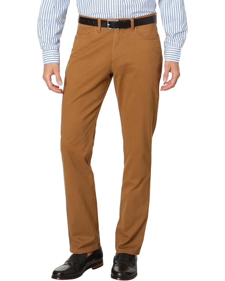 Брюки Johnston & Murphy Five-Pocket Pants, кэмел 
Брюки Johnston & Murphy Five-Pocket Pants, кэмел