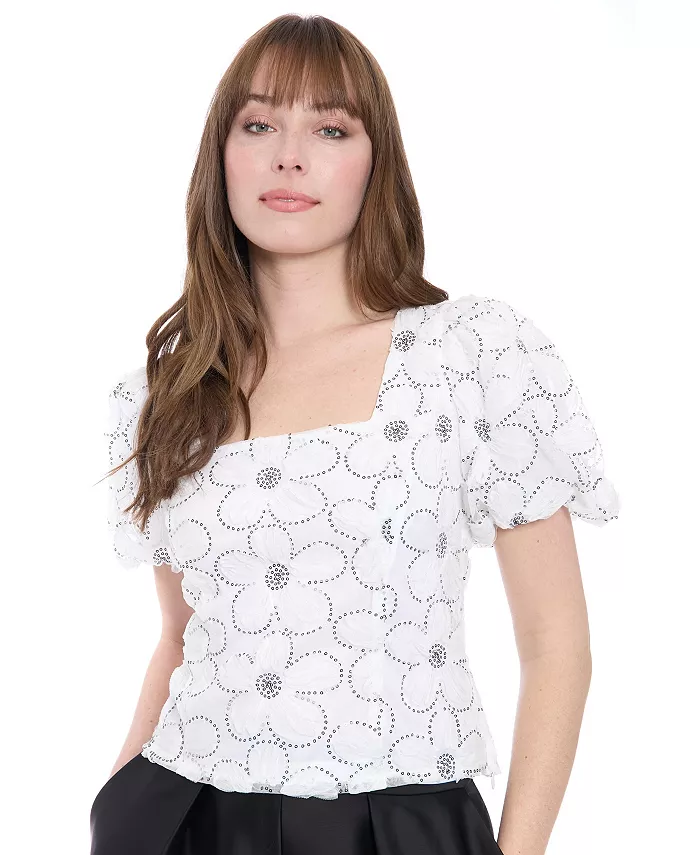 Женский топ с принтом и квадратным вырезом Muse
Женский топ с принтом и квадратным вырезом Muse