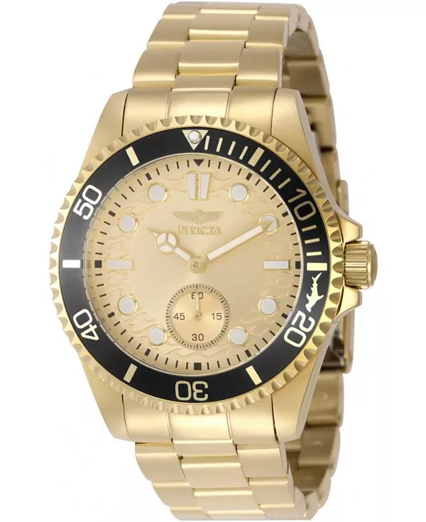 Мужские кварцевые часы Pro Diver 49428 VD78 с золотым циферблатом Invicta, gold
Мужские кварцевые часы Pro Diver 49428 VD78 с золотым циферблатом Invicta, gold