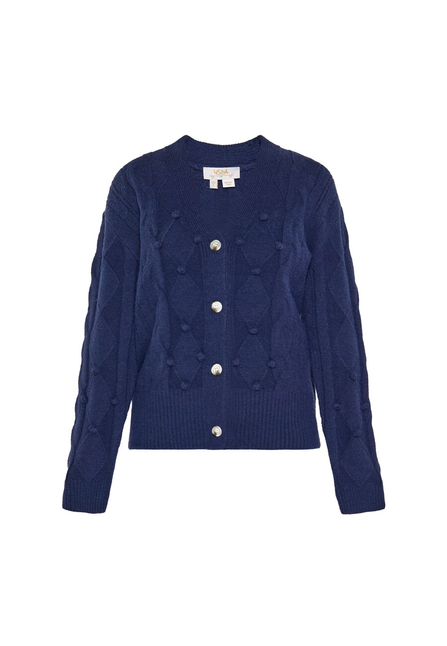 Вязаный кардиган usha FESTIVAL, темно-синий
Вязаный кардиган usha FESTIVAL, темно-синий