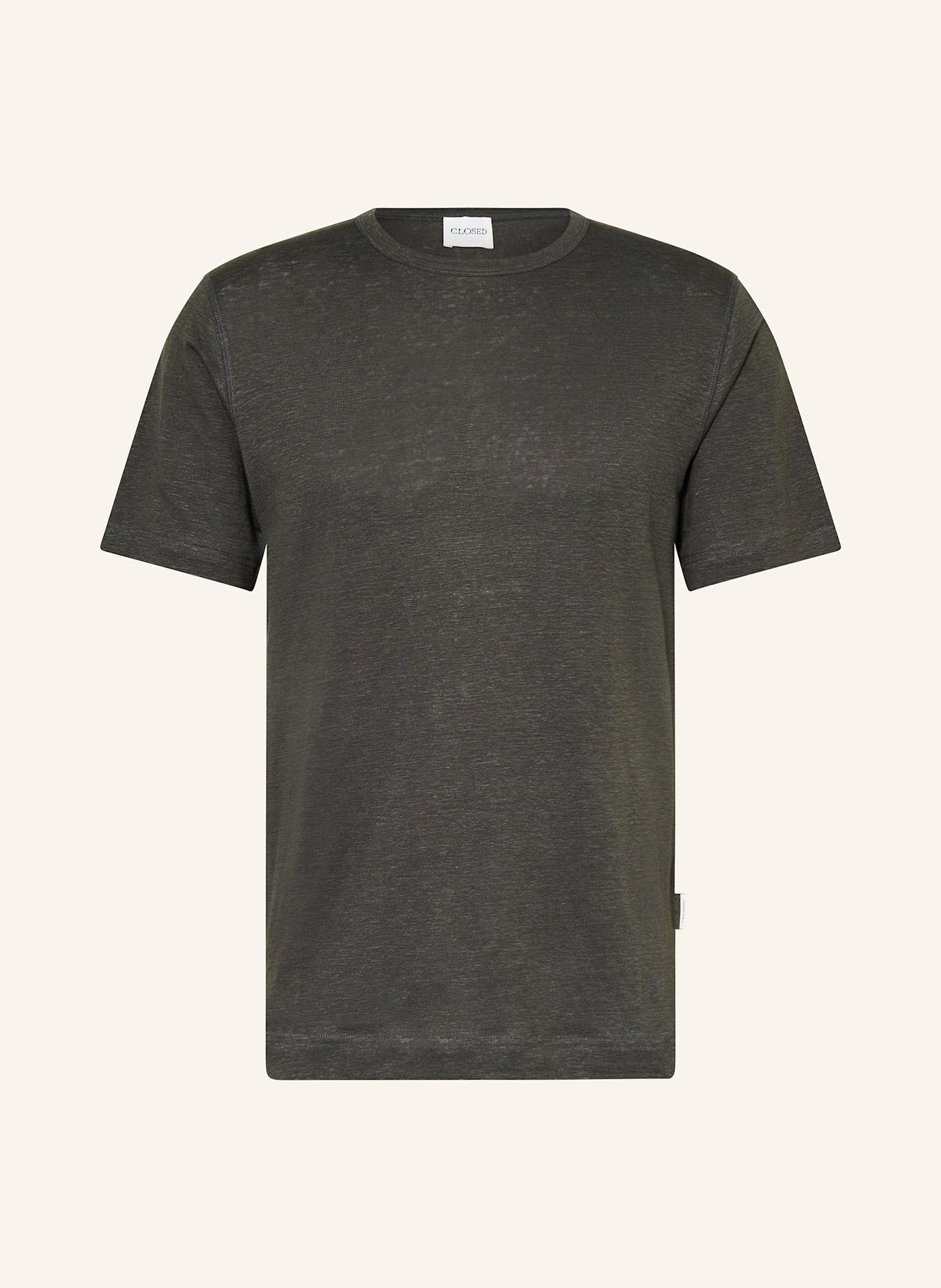 Футболка из льна Closed, хаки
Футболка из льна Closed, хаки