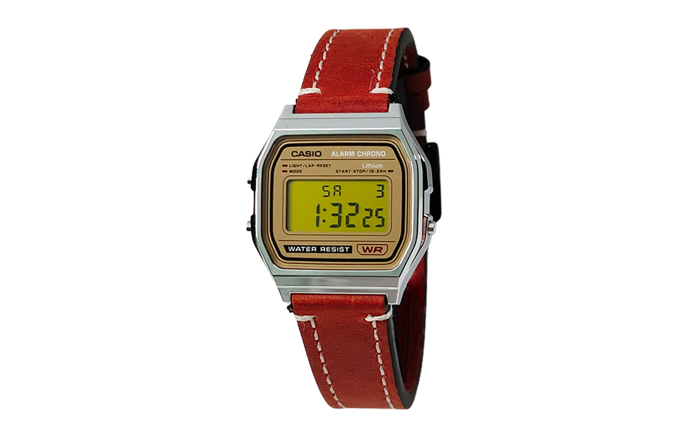 CASIO Ретрофит серия электронный механизм натуральный кожаный ремешок часы мужские gold циферблат
CASIO Ретрофит серия электронный механизм натуральный кожаный ремешок часы мужские gold циферблат