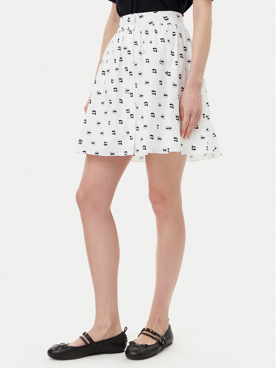 Трапециевидная юбка стандартный крой A2W12029 Karl Lagerfeld, белый
Трапециевидная юбка стандартный крой A2W12029 Karl Lagerfeld, белый