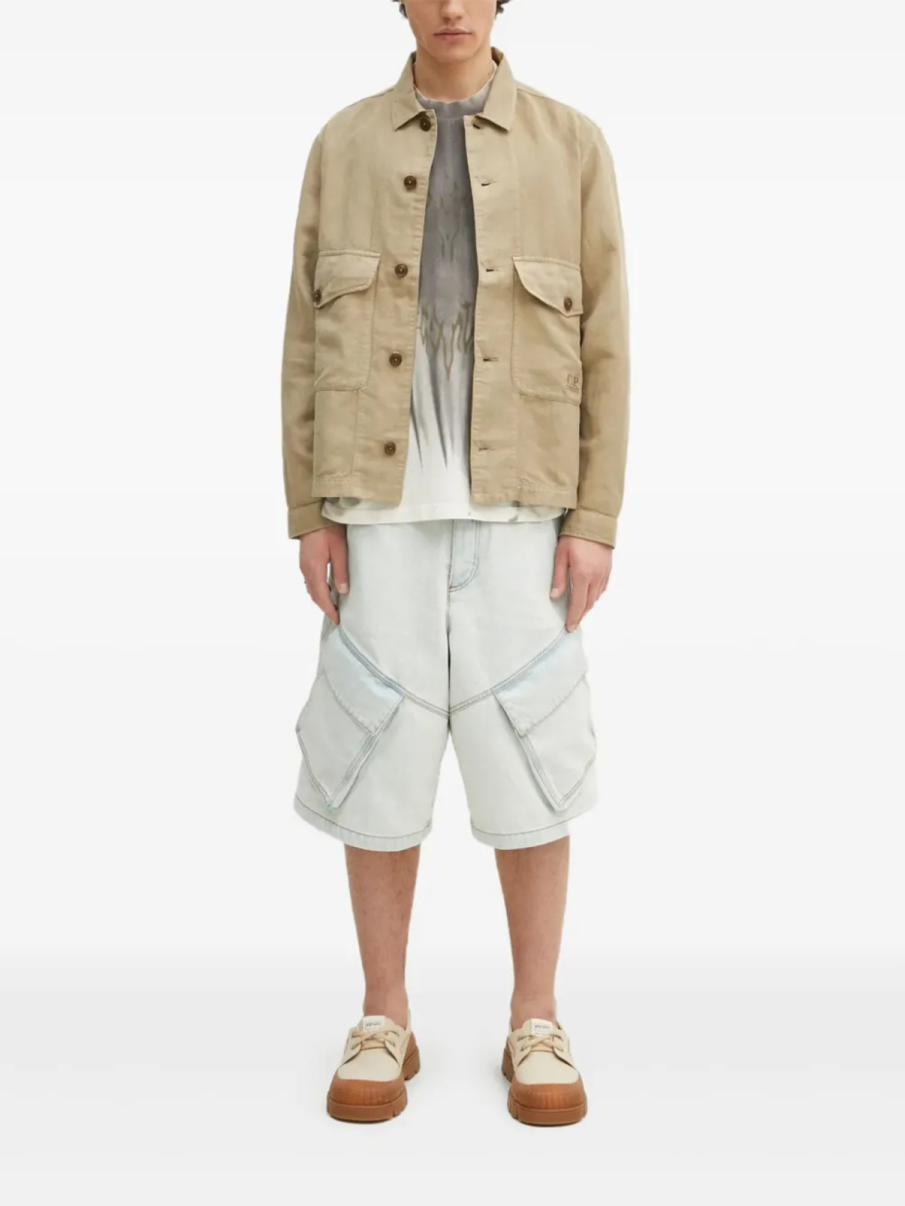 Куртка-рубашка с карманами CP Company C.P. Company, нейтральный
Куртка-рубашка с карманами CP Company C.P. Company, нейтральный