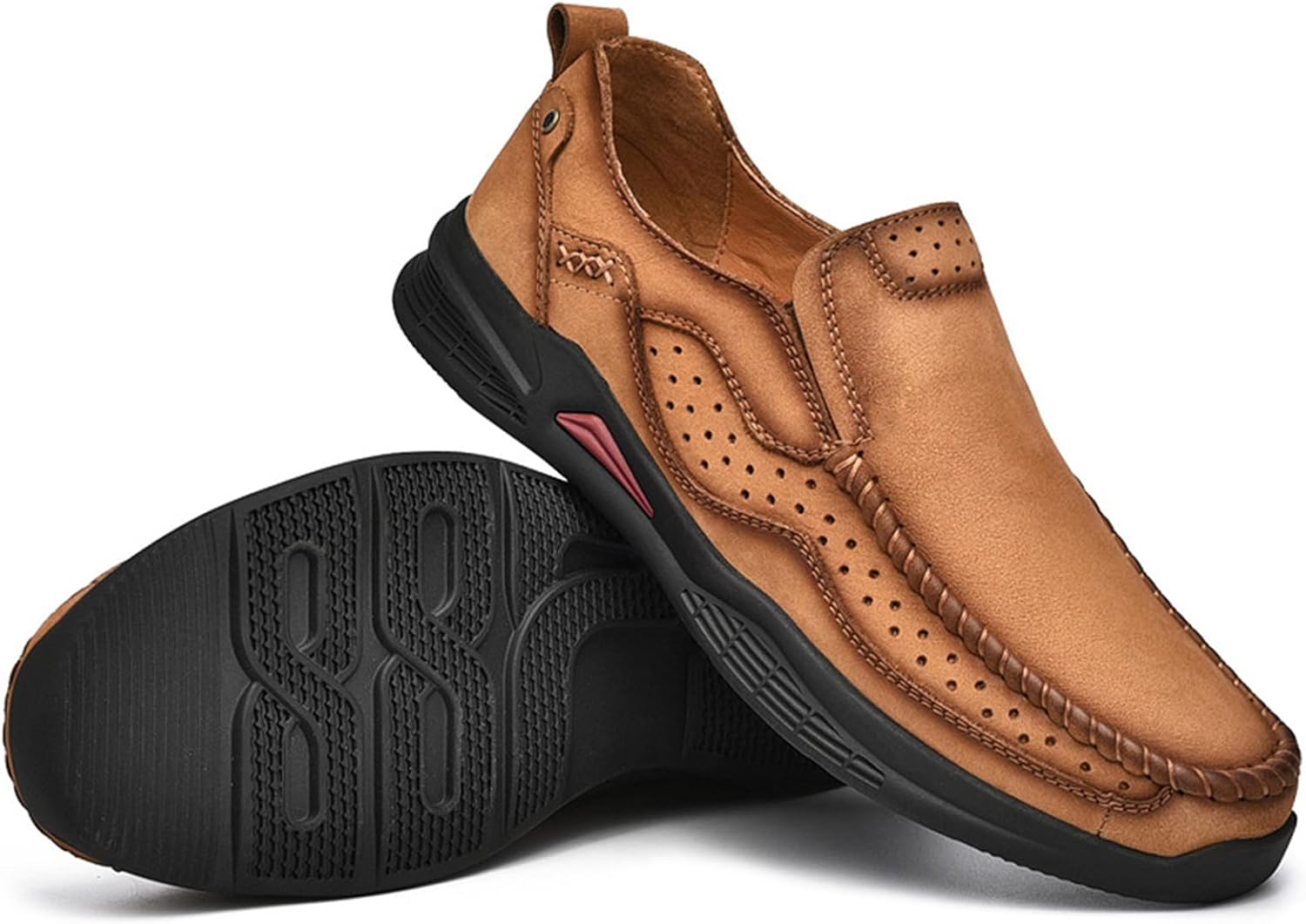 Мужские повседневные лоферы из натуральной кожи, с ручной строчкой, удобной мягкой подошвой, мокасины на каждый день, обувь и прогулок Oigunle, Browna
Мужские повседневные лоферы из натуральной кожи, с ручной строчкой, удобной мягкой подошвой, мокасины на каждый день, обувь и прогулок Oigunle, Browna