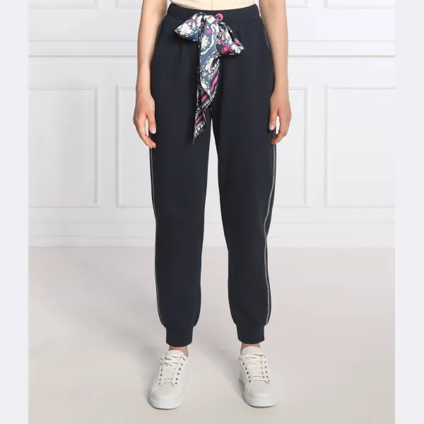 Спортивные брюки прямого кроя с ребристыми краями Max&Co., синий
Спортивные брюки прямого кроя с ребристыми краями Max&Co., синий