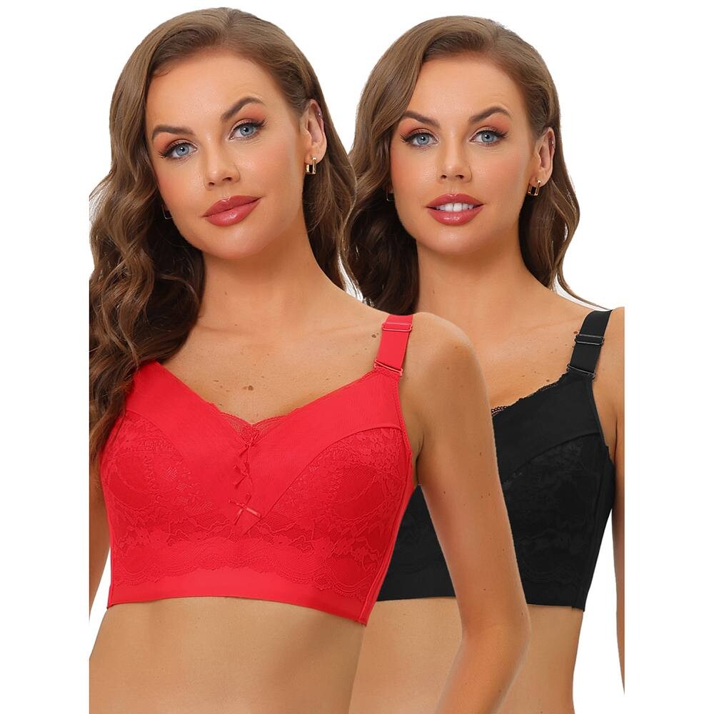 2 упаковки женских бюстгальтеров без косточек с широкими бретелями и длинным подолом ALLEGRA K, цвет Red Black
2 упаковки женских бюстгальтеров без косточек с широкими бретелями и длинным подолом ALLEGRA K, цвет Red Black