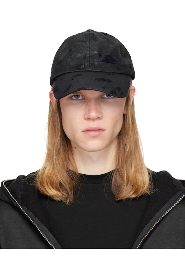 Потертая кепка из вощеной джинсовой ткани Det Blev Sent, черный
Потертая кепка из вощеной джинсовой ткани Det Blev Sent, черный
