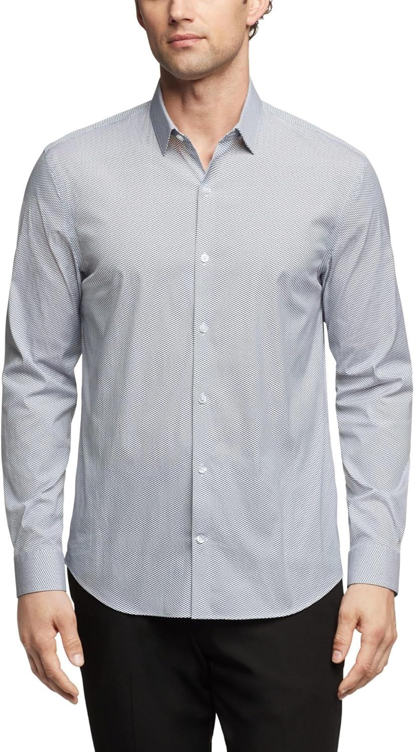 Мужская рубашка Calvin Klein, очень тонкая, эластичная, Deep Blue
Мужская рубашка Calvin Klein, очень тонкая, эластичная, Deep Blue