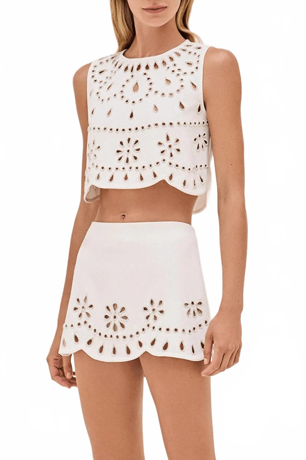 Мини-юбка Etra белого цвета Alexis, белый
Мини-юбка Etra белого цвета Alexis, белый