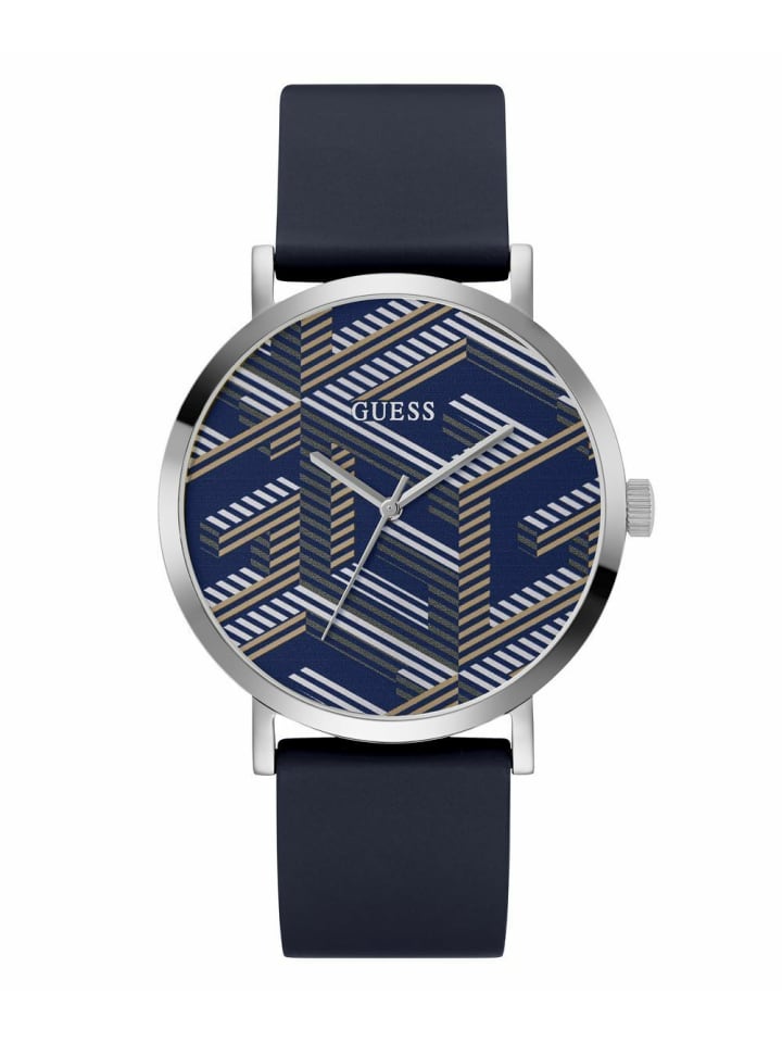 Guess Мужские аналоговые часы синего цвета
Guess Мужские аналоговые часы синего цвета