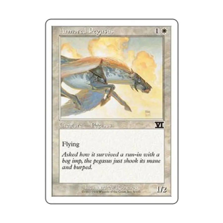 CCG Бронированный Пегас (клавиша C), MTG - 6th Edition (Classic)
CCG Бронированный Пегас (клавиша C), MTG - 6th Edition (Classic)