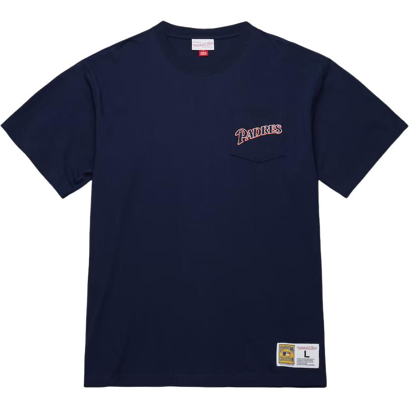 Mitchell Ness Футболка Mitchell & Ness x MLB SAN DIEGO PADRES с двойным карманом и винтажным логотипом, мужская, marine blue
Mitchell Ness Футболка Mitchell & Ness x MLB SAN DIEGO PADRES с двойным карманом и винтажным логотипом, мужская, marine blue
