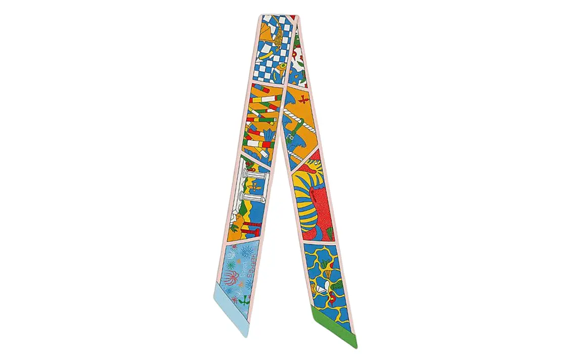 Шёлковый платок женский синий HERMES 
Шёлковый платок женский синий HERMES