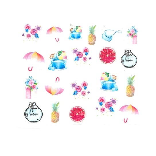 Наклейки для ногтей на водной основе № BN 1693, AllePaznokcie 
Наклейки для ногтей на водной основе № BN 1693, AllePaznokcie