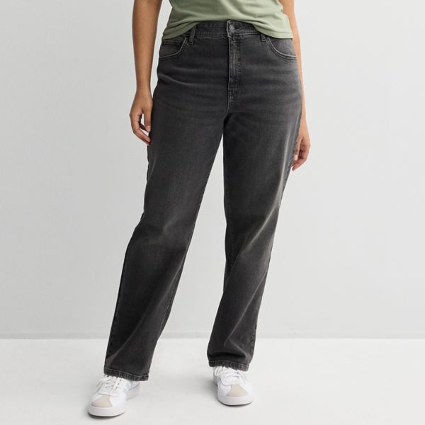 Джинсы прямые с высокой посадкой в стиле 90-х для подростков плюс сайз So, цвет washed black
Джинсы прямые с высокой посадкой в стиле 90-х для подростков плюс сайз So, цвет washed black