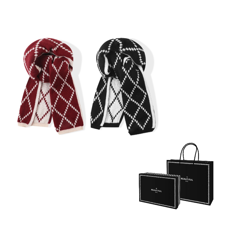 Шарф JW Polyester Knit Unisex J W, 2 pack (черный rice+красный бежевый)
Шарф JW Polyester Knit Unisex J W, 2 pack (черный rice+красный бежевый)