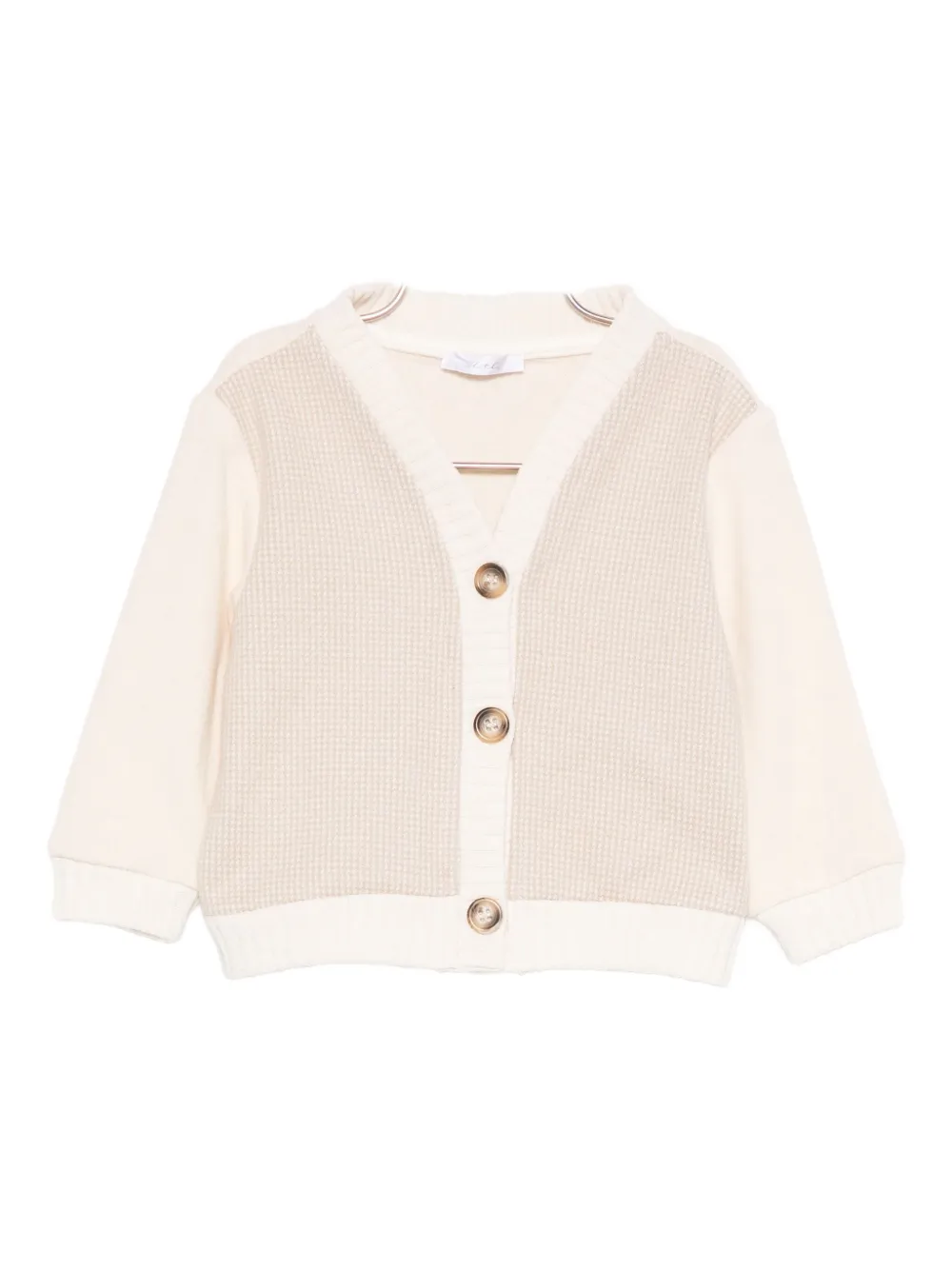 Двубортный кардиган Miss Grant Kids, бежевый
Двубортный кардиган Miss Grant Kids, бежевый