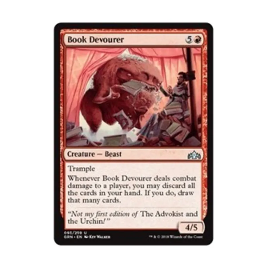 CCG Пожиратель книг (U), MTG - Guilds of Ravnica
CCG Пожиратель книг (U), MTG - Guilds of Ravnica