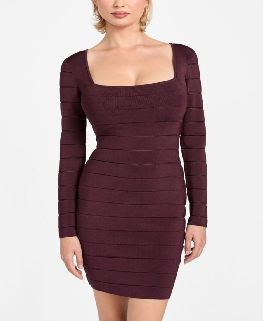 Женское платье с длинными рукавами из прозрачной ткани в стиле "бандаж" с завязками GUESS, Regal Plum
Женское платье с длинными рукавами из прозрачной ткани в стиле "бандаж" с завязками GUESS, Regal Plum