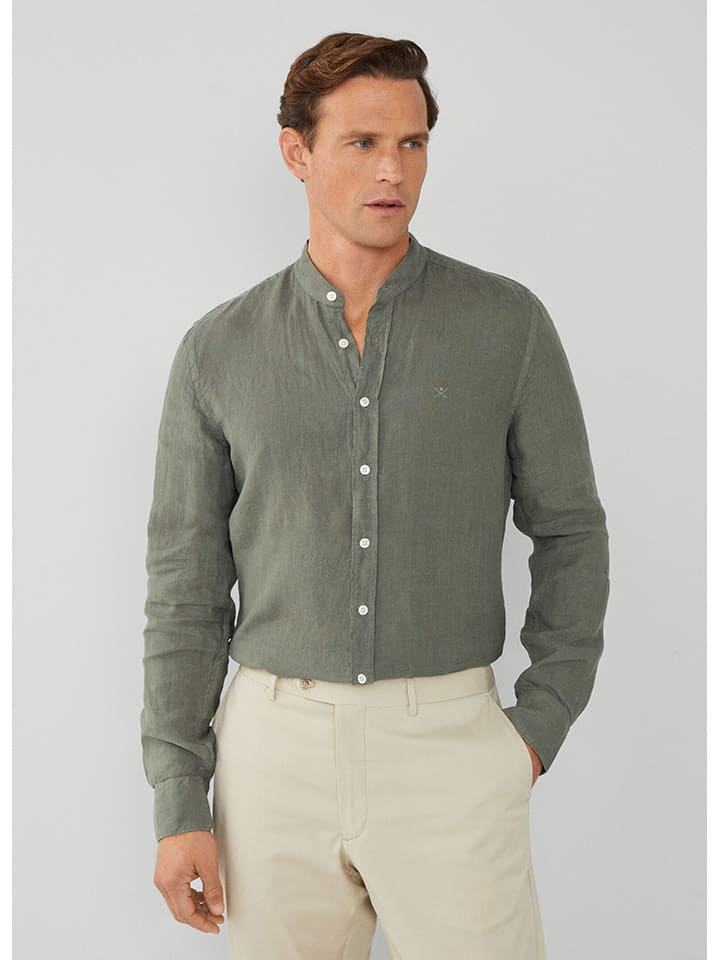 Hackett London Льняная рубашка, стандартный крой, цвет хаки
Hackett London Льняная рубашка, стандартный крой, цвет хаки