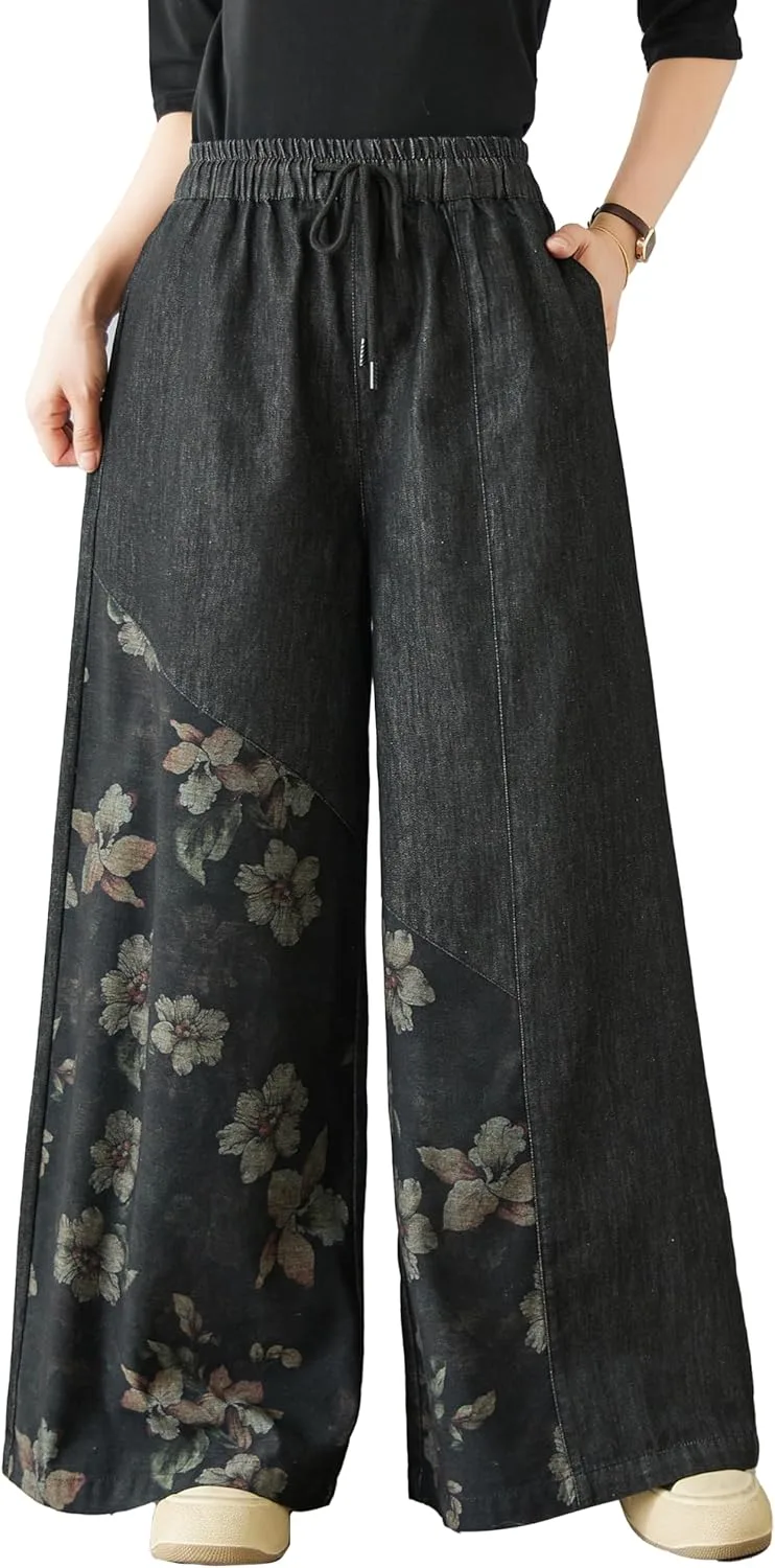 LAI MENG FIVE CATS Женские джинсы Casual Baggy с эластичным поясом на шнурке
LAI MENG FIVE CATS Женские джинсы Casual Baggy с эластичным поясом на шнурке