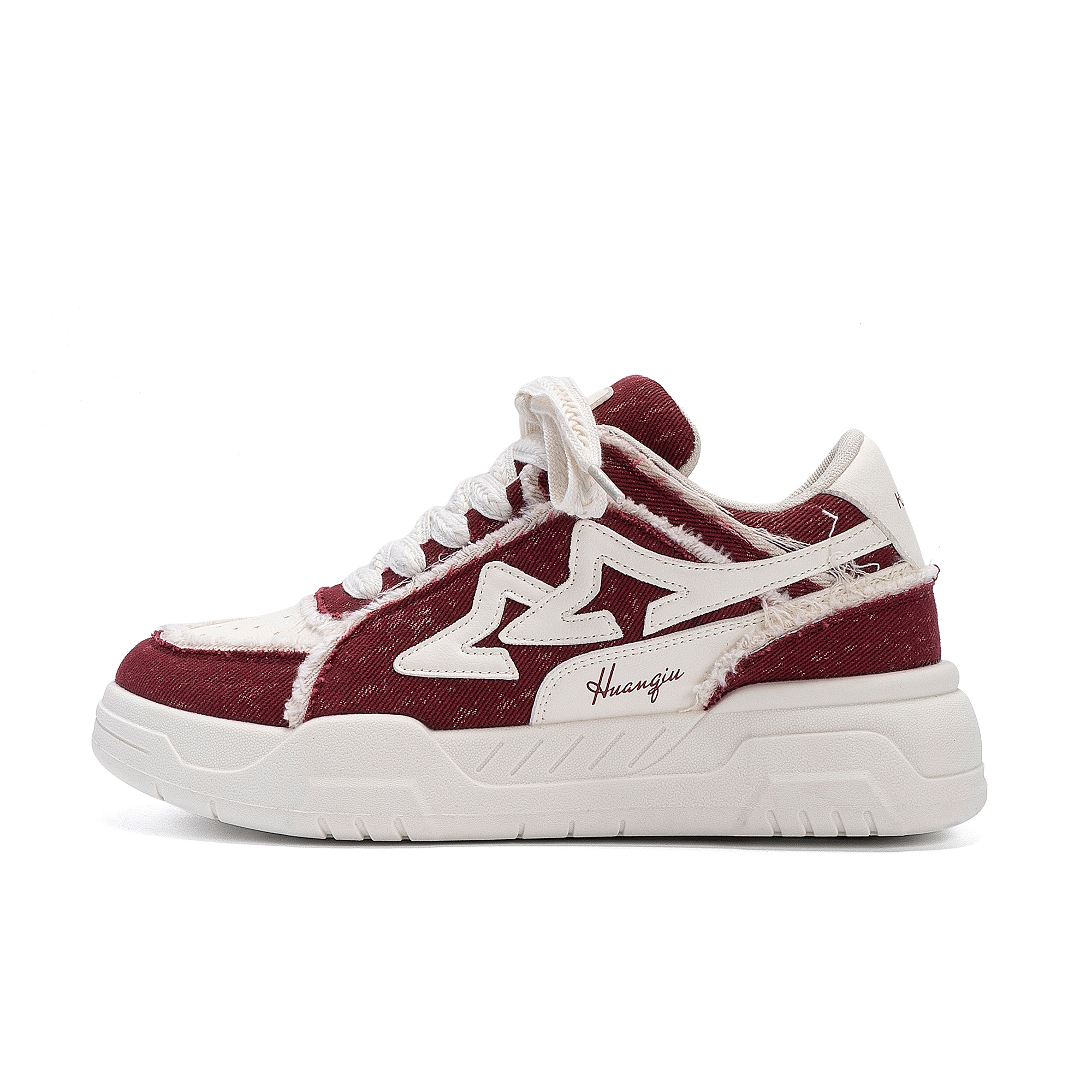 HUANQIU Synthetic Leather легкие низкие кроссовки для скейтбординга мужские beige burgundy
HUANQIU Synthetic Leather легкие низкие кроссовки для скейтбординга мужские beige burgundy