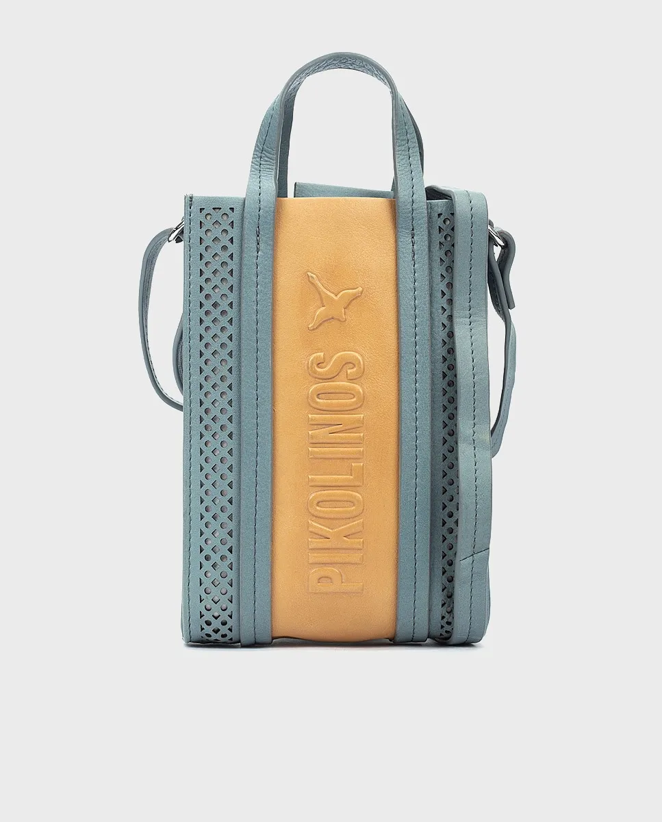 Женская кожаная сумка с застежкой-защелкой Pikolinos, светло-голубой
Женская кожаная сумка с застежкой-защелкой Pikolinos, светло-голубой