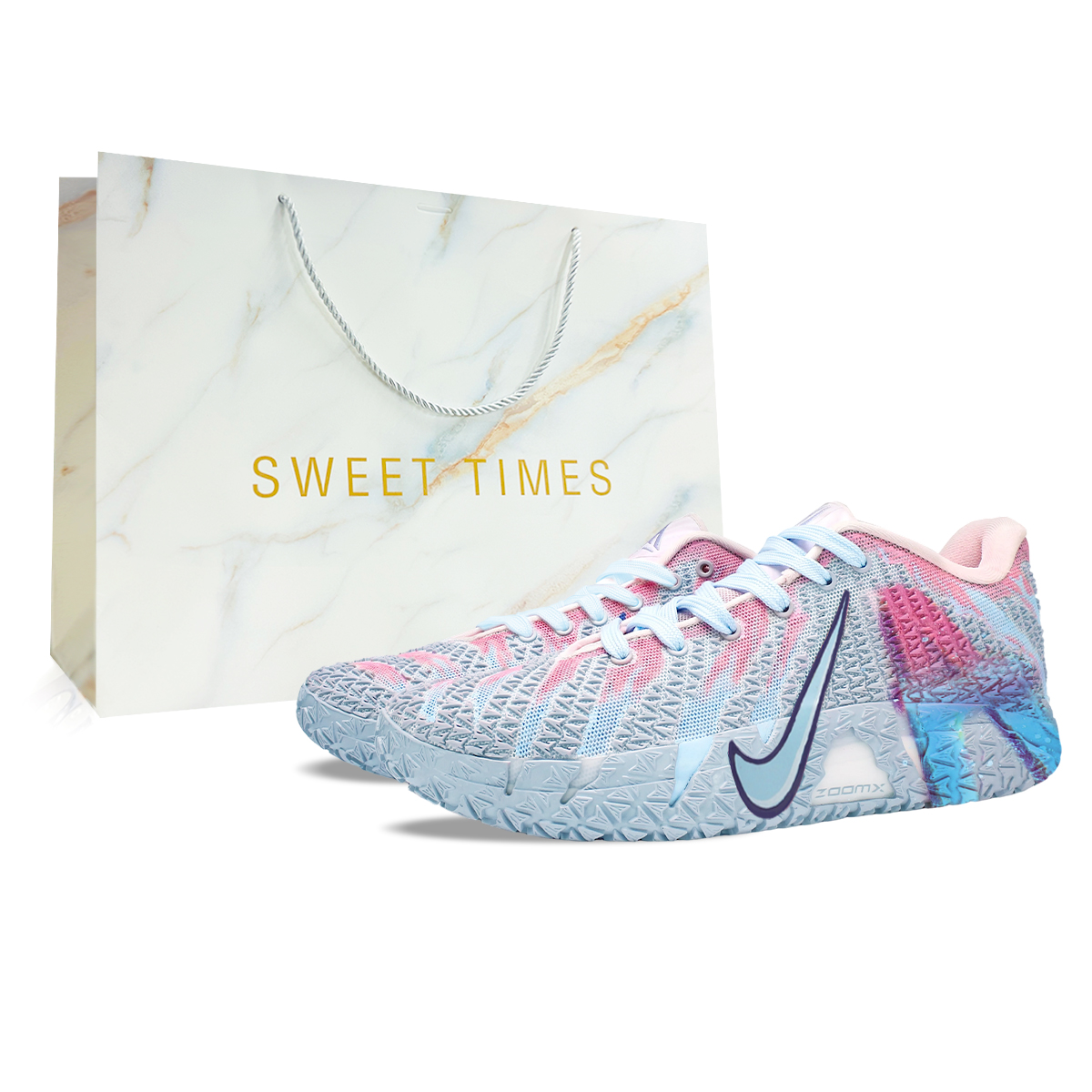 Nike Кроссовки баскетбольные Ja Morant 3 BNK Dusty Pink Chasing Light, Playground Elf низкие унисекс синий розовый
Nike Кроссовки баскетбольные Ja Morant 3 BNK Dusty Pink Chasing Light, Playground Elf низкие унисекс синий розовый