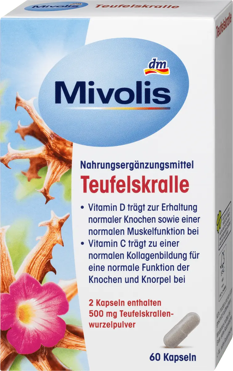 Капсулы Коготь Дьявола 60 шт. 35 г. Mivolis
Капсулы Коготь Дьявола 60 шт. 35 г. Mivolis