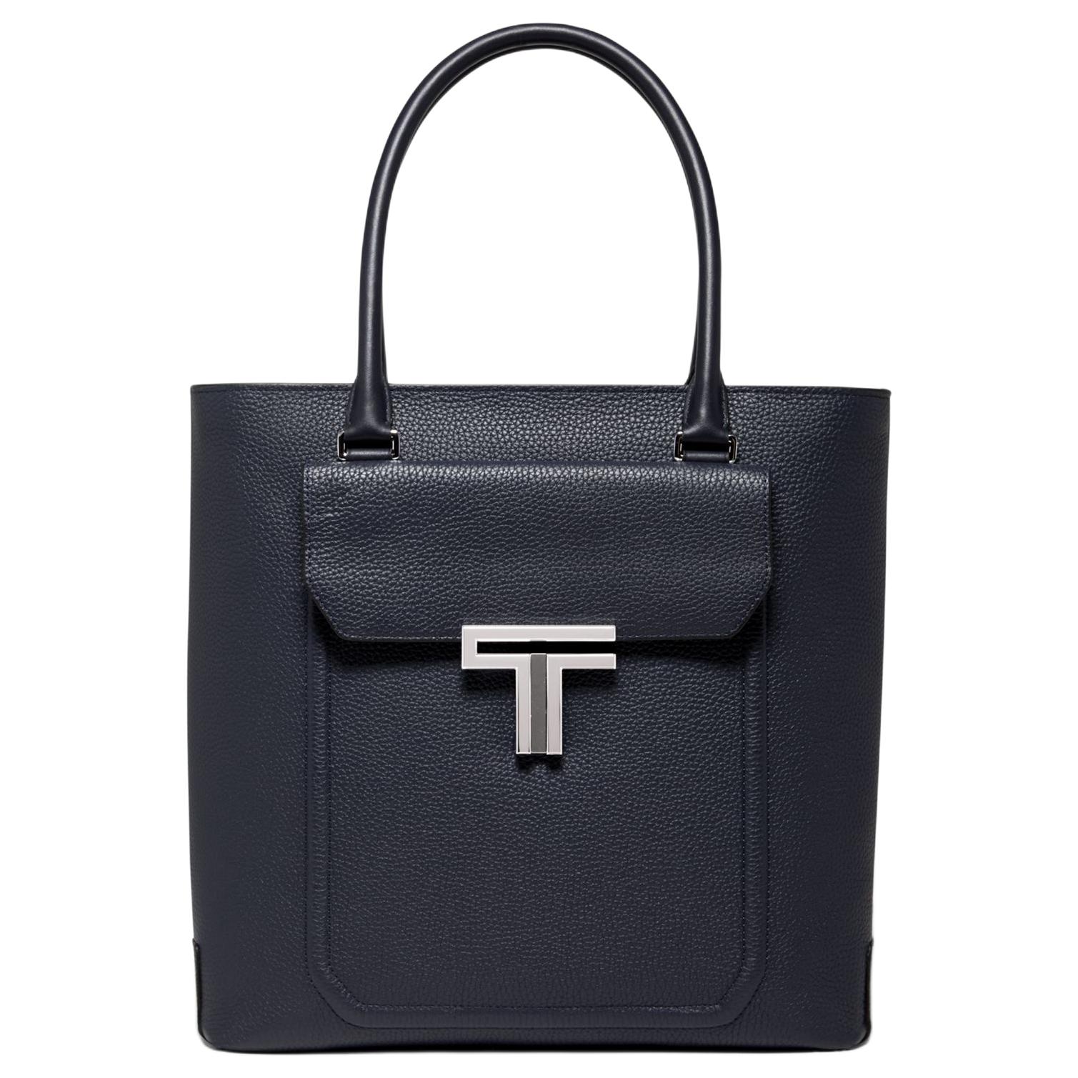 TUMI Кожаная сумка-шоппер темно-синяя мужская
TUMI Кожаная сумка-шоппер темно-синяя мужская