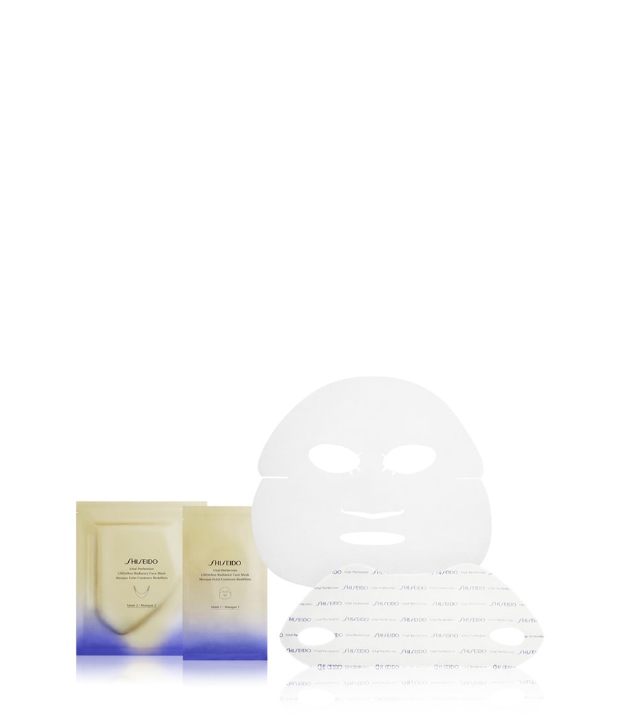 Медицинская маска Shiseido Vital Perfection Liftdefine Radiance Face Mask, 6 шт.
Медицинская маска Shiseido Vital Perfection Liftdefine Radiance Face Mask, 6 шт.