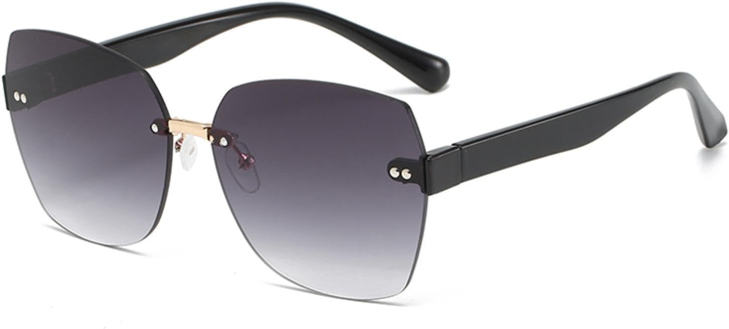 Солнцезащитные очки с защитой от УФ-излучения UV400 | Крупная безрамочная модель | Для женщин и мужчин, для занятий спортом на открытом воздухе и вождения DSVIGF, Black
Солнцезащитные очки с защитой от УФ-излучения UV400 | Крупная безрамочная модель | Для женщин и мужчин, для занятий спортом на открытом воздухе и вождения DSVIGF, Black