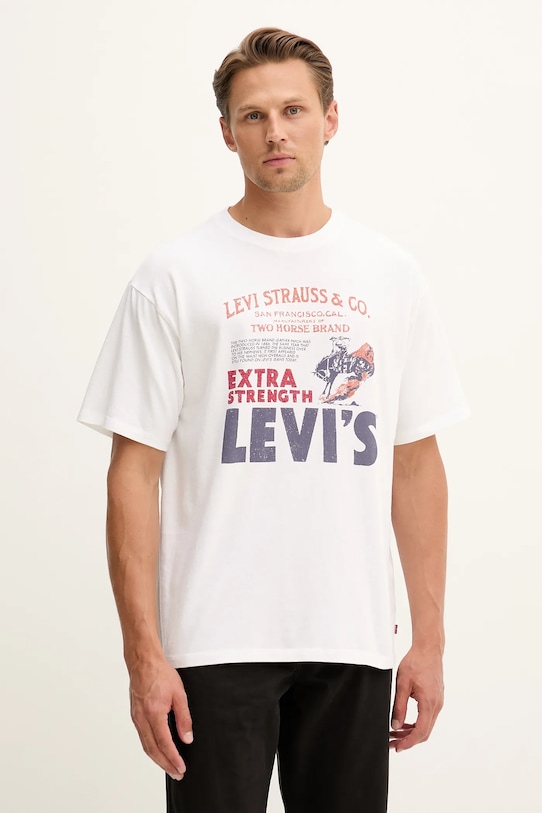 Хлопковая футболка Levi'S, белый
Хлопковая футболка Levi'S, белый