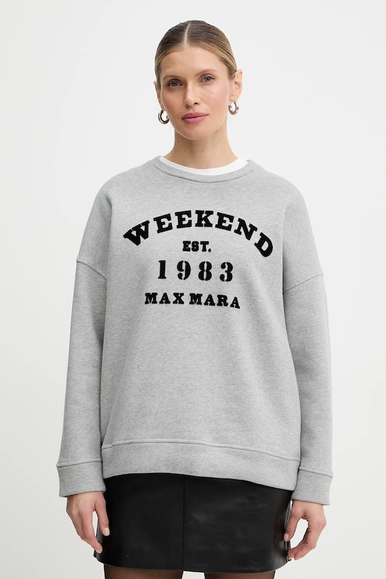 Хлопковая толстовка gommoso Weekend Max Mara, серый
Хлопковая толстовка gommoso Weekend Max Mara, серый