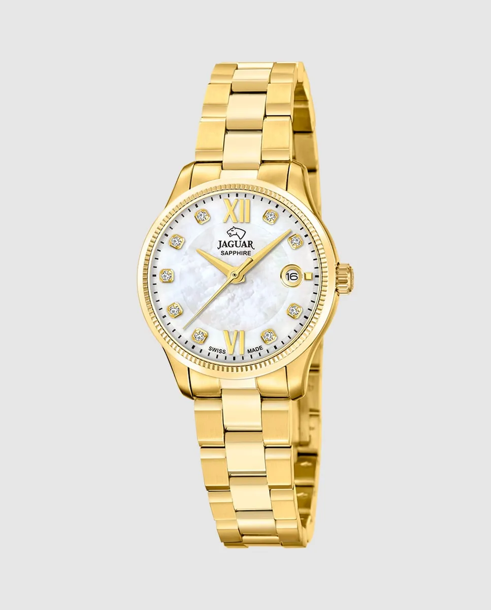 J1047/1 Женские часы Acamar в корпусе из золотой стали Jaguar
J1047/1 Женские часы Acamar в корпусе из золотой стали Jaguar