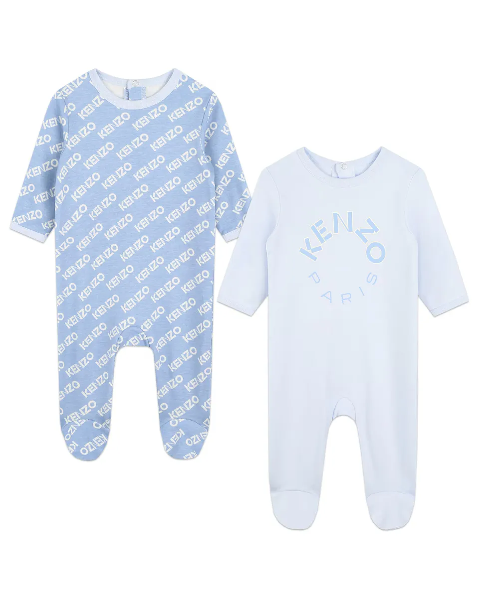 В упаковке 2 детские пижамы с длинными рукавами из 100 % хлопка Kenzo Kids, светло-голубой
В упаковке 2 детские пижамы с длинными рукавами из 100 % хлопка Kenzo Kids, светло-голубой