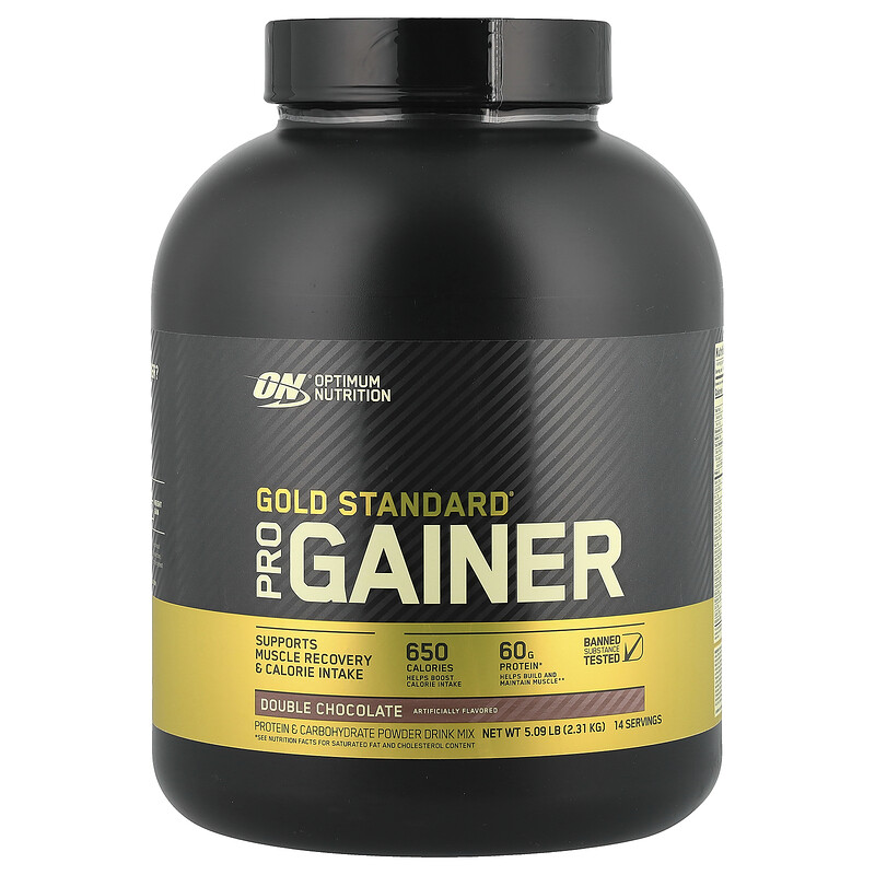Optimum Nutrition, Gold Standard, Pro Gainer, двойной шоколад, 2,31 кг (5,09 фунта) 
Optimum Nutrition, Gold Standard, Pro Gainer, двойной шоколад, 2,31 кг (5,09 фунта)
