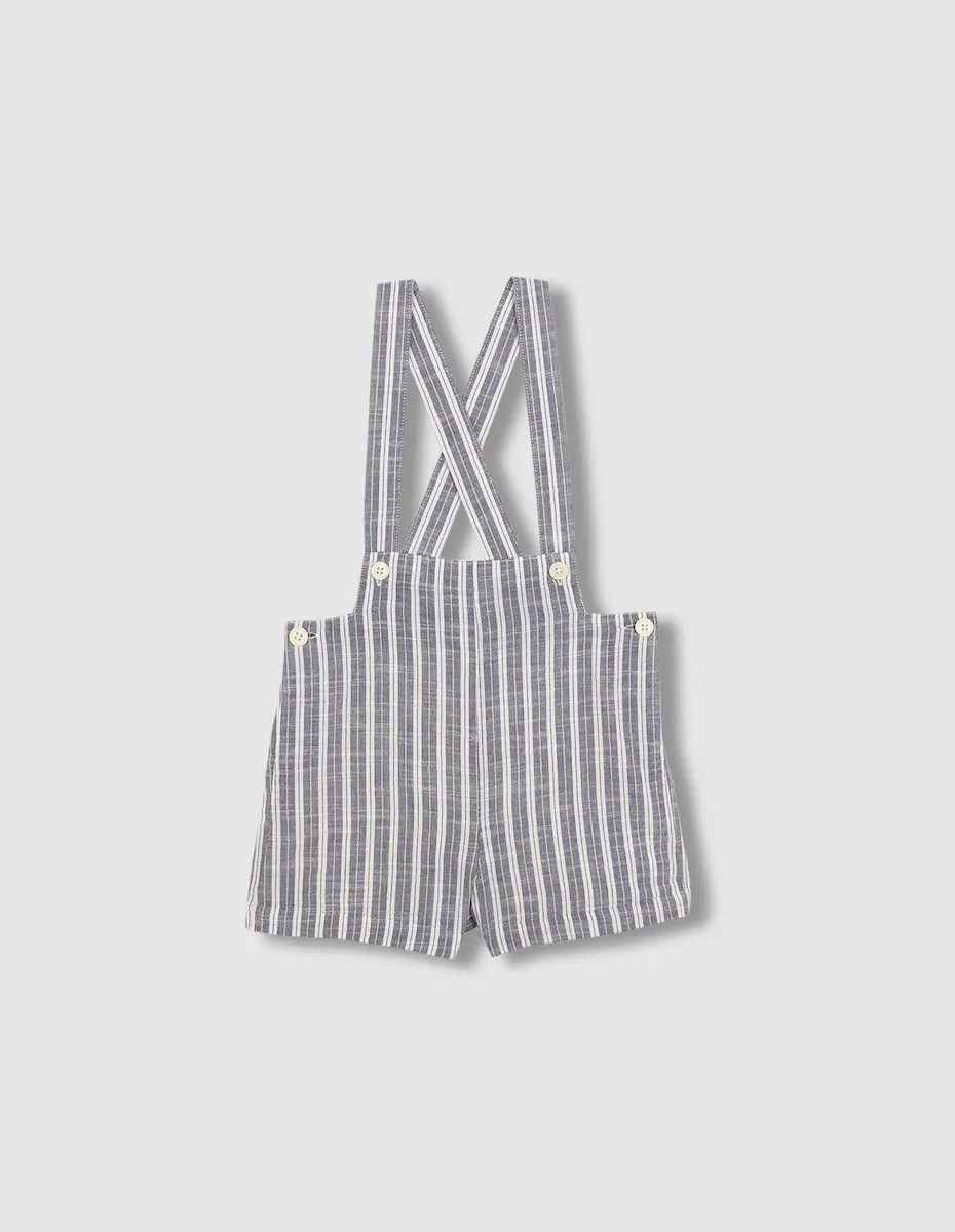 Комбинезон Micky в полоскуна на лямках Gocco, темно-зеленый
Комбинезон Micky в полоскуна на лямках Gocco, темно-зеленый