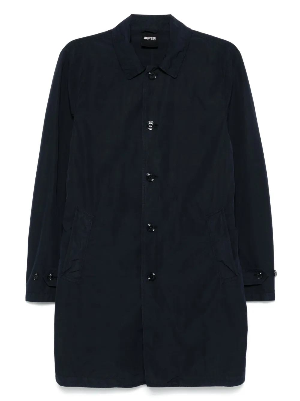 Однобортный плащ ASPESI, синий
Однобортный плащ ASPESI, синий