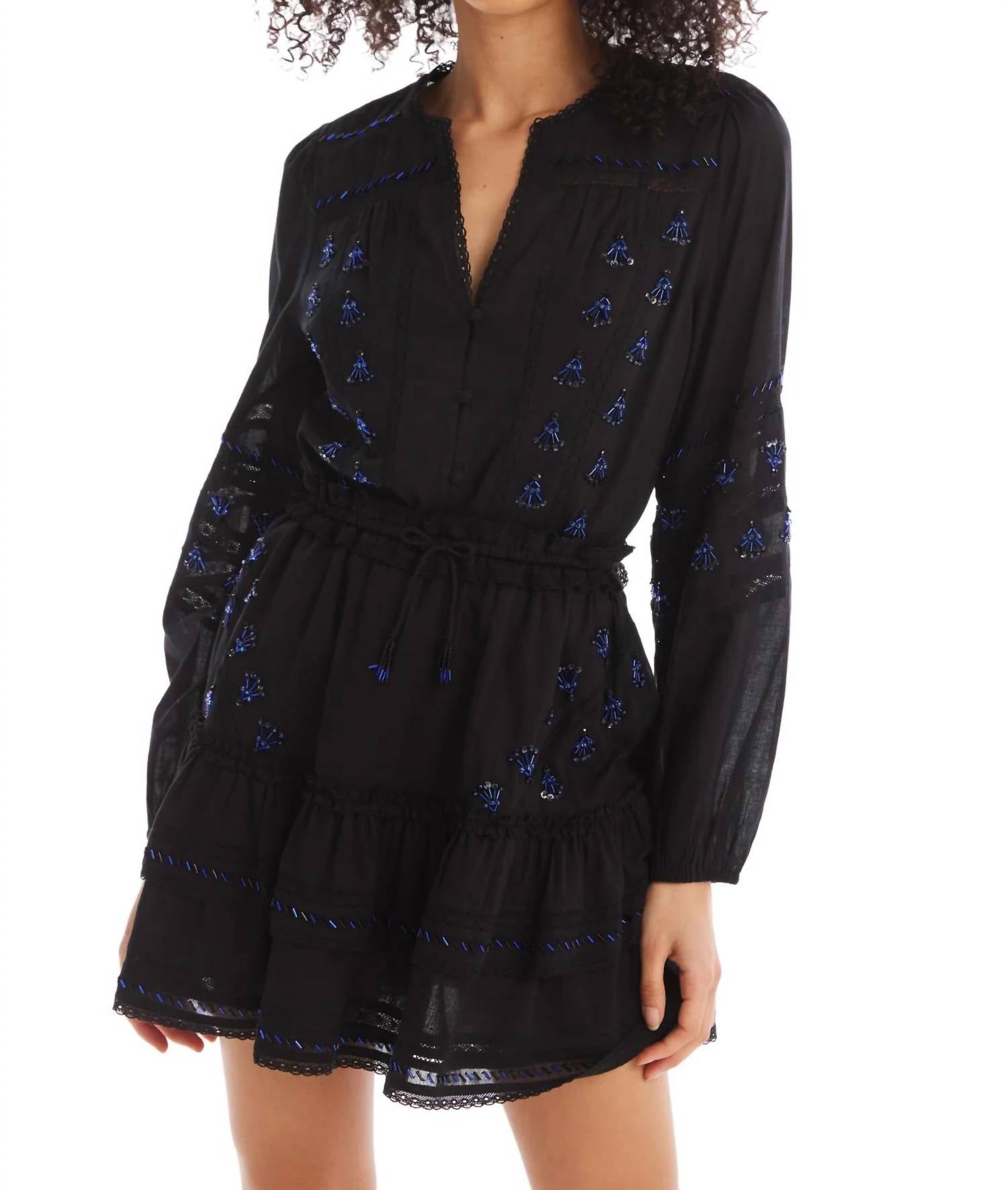 Мини-юбка Keaton с бисером черного цвета ALLISON NEW YORK
Мини-юбка Keaton с бисером черного цвета ALLISON NEW YORK