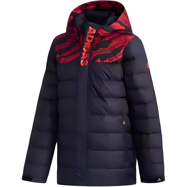 Adidas Пуховик Black Red для подростков
Adidas Пуховик Black Red для подростков