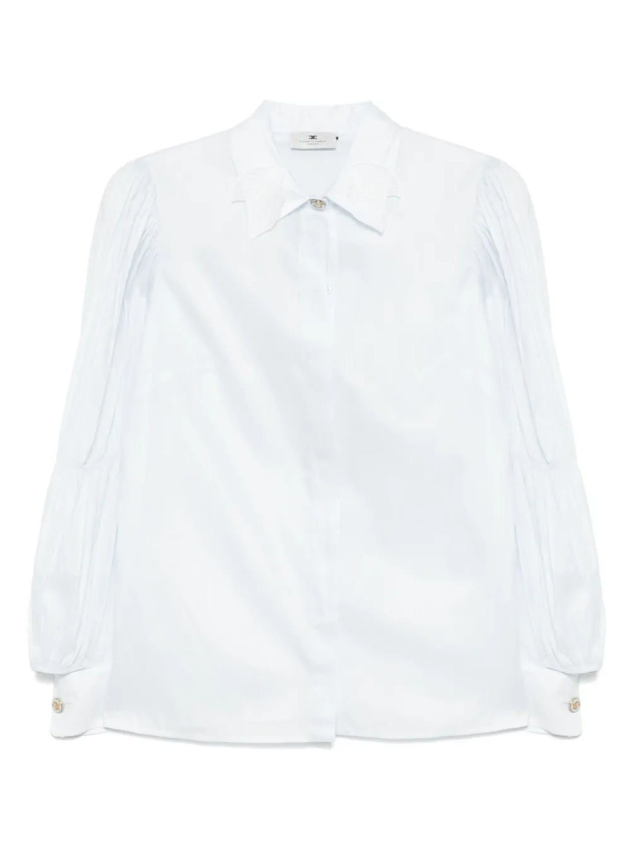 Elisabetta Franchi рубашка с расклешенными рукавами, синий
Elisabetta Franchi рубашка с расклешенными рукавами, синий