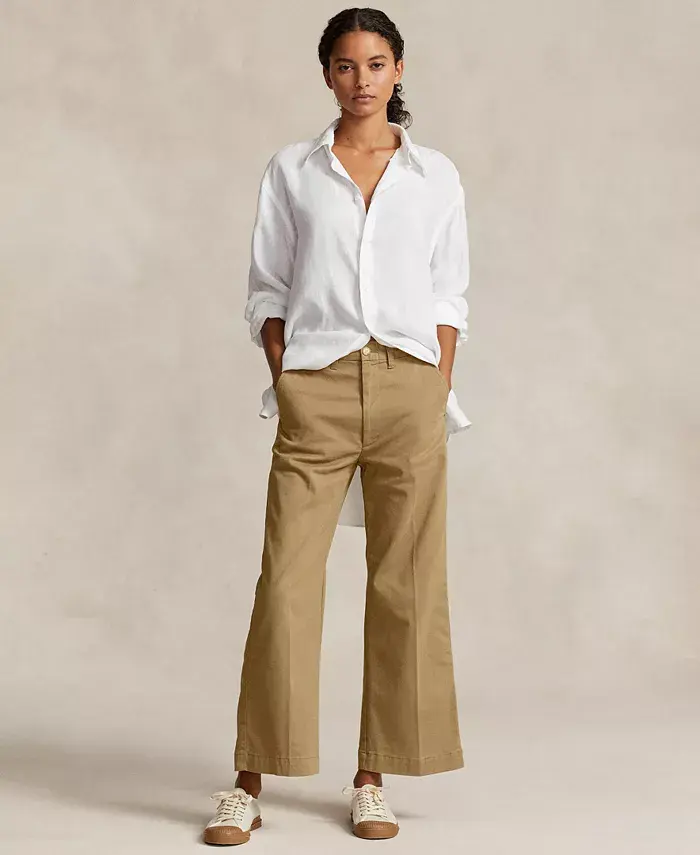 Женские брюки-чинос широкого кроя Polo Ralph Lauren, коричневый/бежевый
Женские брюки-чинос широкого кроя Polo Ralph Lauren, коричневый/бежевый