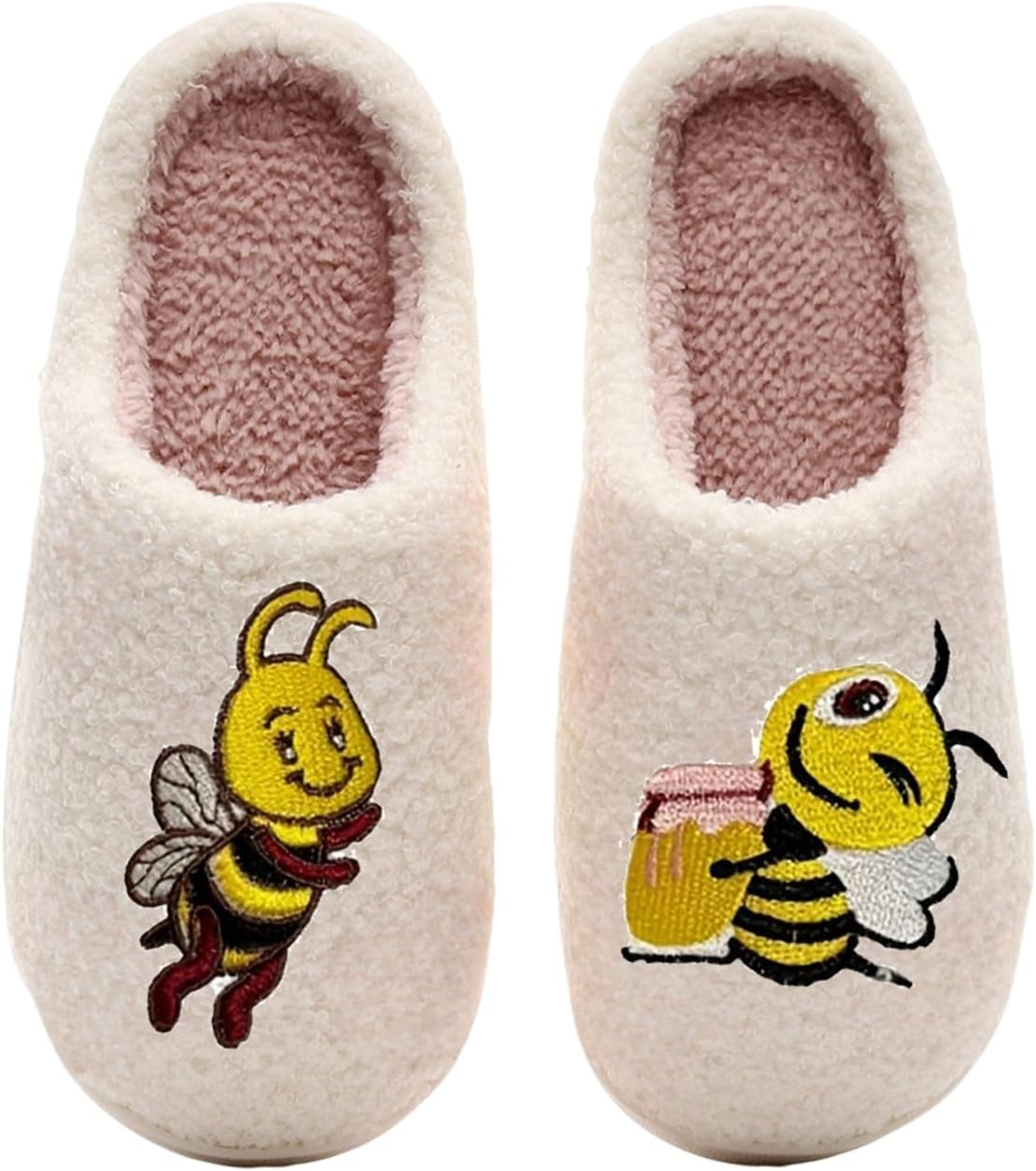 Женские и мужские тапочки NMHOO с растительными, животными и фруктовыми принтами, ретро, уютные, пушистые, с вышивкой, с утепленной подошвой из памяти формы, для дома и улицы, Bee
Женские и мужские тапочки NMHOO с растительными, животными и фруктовыми принтами, ретро, уютные, пушистые, с вышивкой, с утепленной подошвой из памяти формы, для дома и улицы, Bee