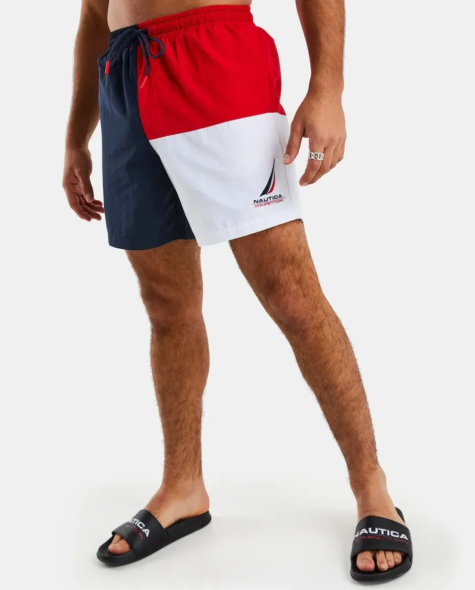 Разноцветные мужские шорты для плавания в стиле «бермуды» Nautica, мультиколор
Разноцветные мужские шорты для плавания в стиле «бермуды» Nautica, мультиколор